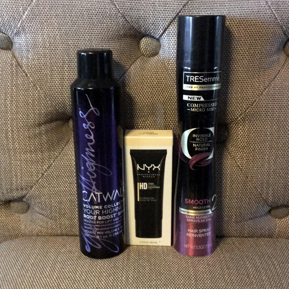 Makeup products.